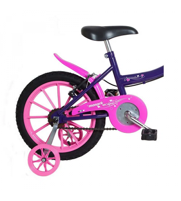 Bicicleta Monark A16 Kids Fem. Violeta/rosa Monark