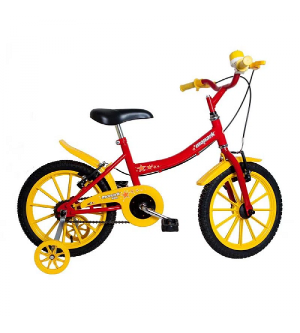 Bicicleta Monark A16 Kids Masc. Verm/amar Monark