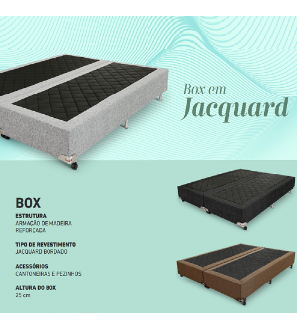 Colchao Prorelax Box Jacquard 158x25